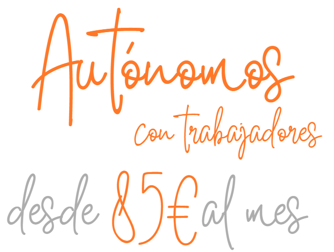 desde 85 € al mes - Autonomos con trabajadores